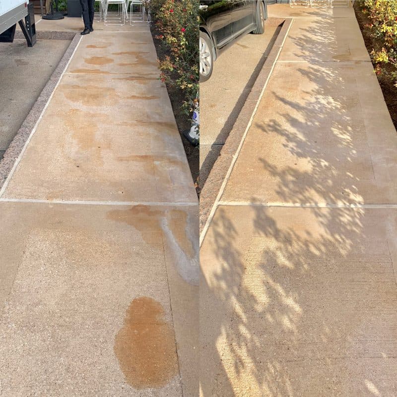 best rust removal on concrete