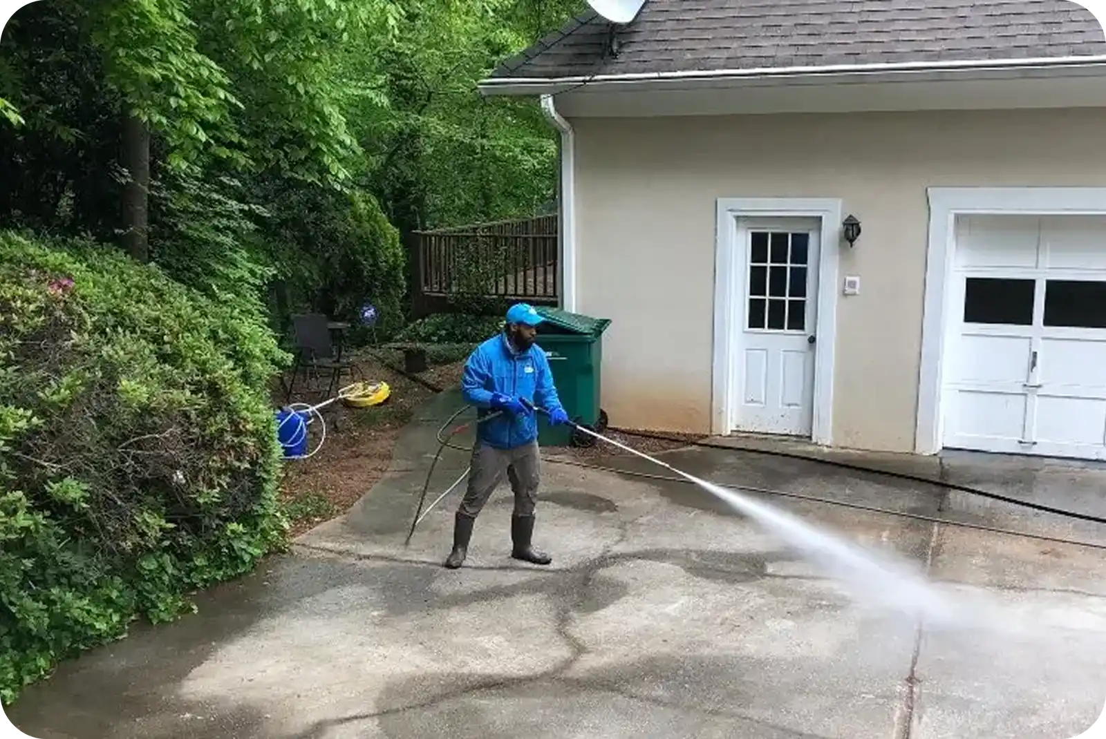 Concrete Pressure Washing